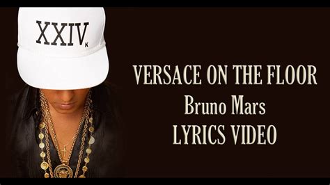 bruno mars collana versace|versace bruno mars lyrics.